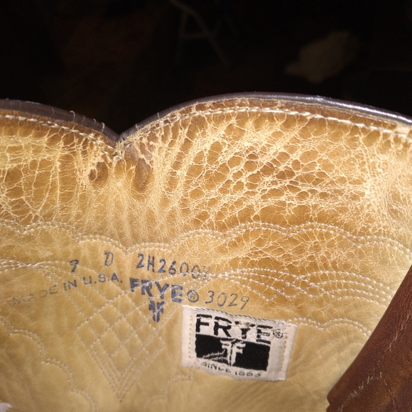 Frye custom Web boots size 7 men's or 9 woman's - Picture 6 of 7